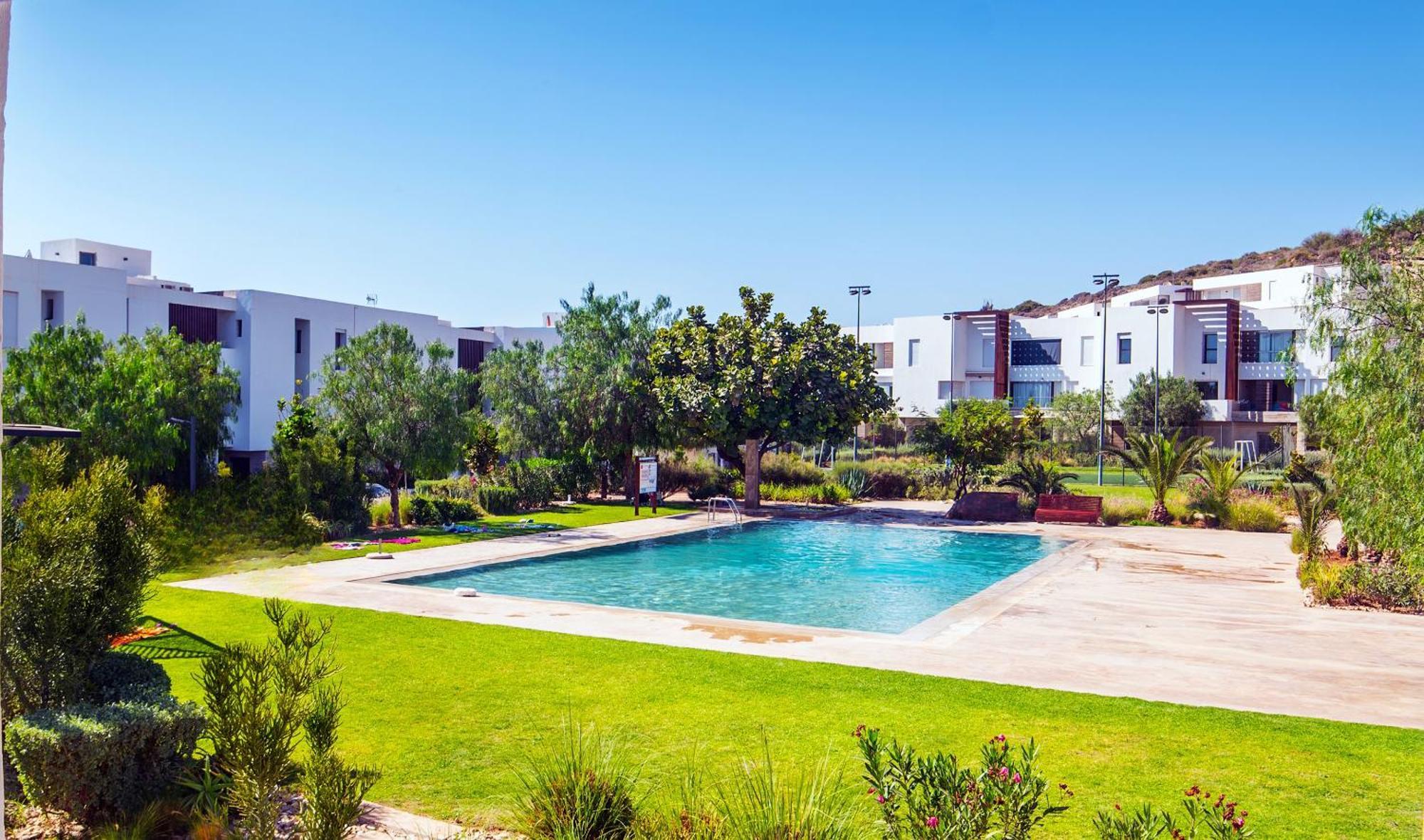 Golf View, Pool,2 Min Walk To Beach, Nakta Taghazout Bagian luar foto